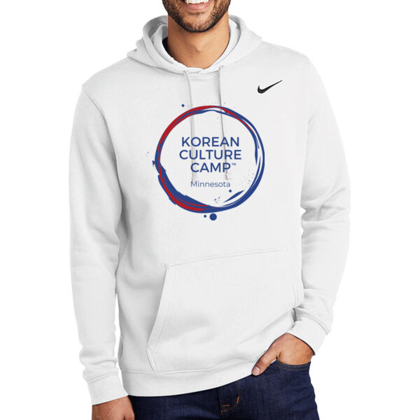 Nike Club Fleece Pullover Hoodie - Printed Logo Thumbnail